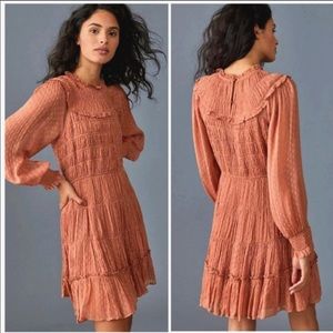 Anthropologie Ruffle Dress